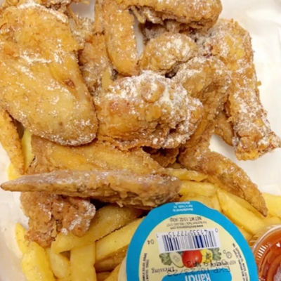 4 Whole Wings & Side